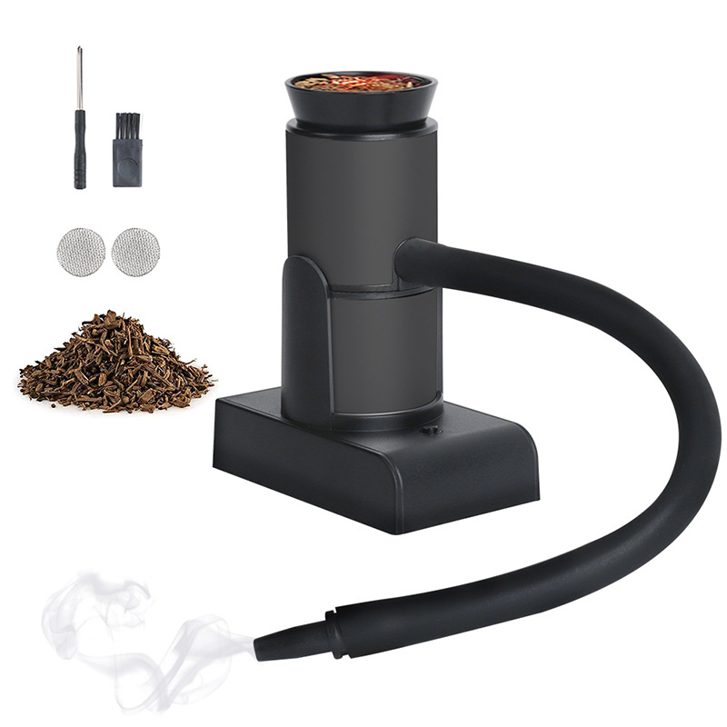 Smoking Gun Kit - Tragbares Cocktail-Räucher-Set, Räucherpistole mit Holzspäne, Lebensmittel-Räucher