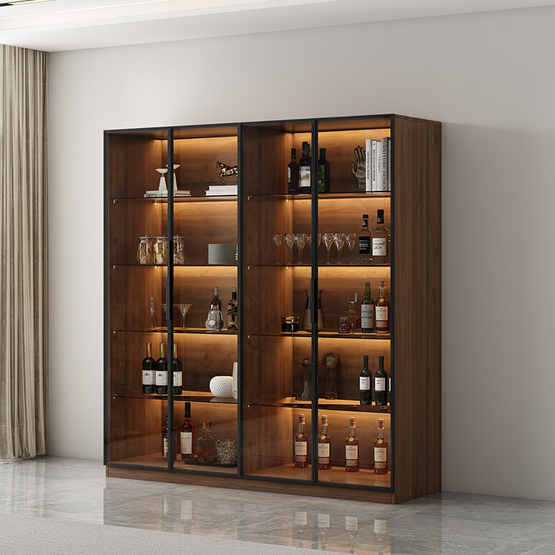 Home Bar Lounge - Designer Moderner Barschrank Wohnzimmer-Regale Dekoration Nordischer