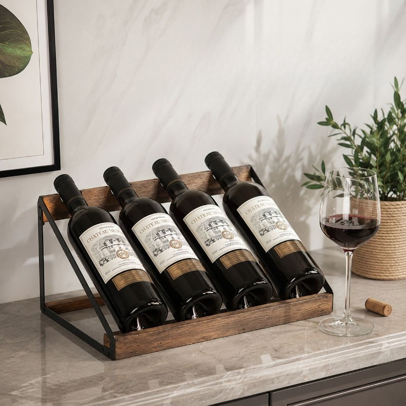 Hölzernes Weinregal für Zuhaus – Home Bar Shelves Bewertung und Preis