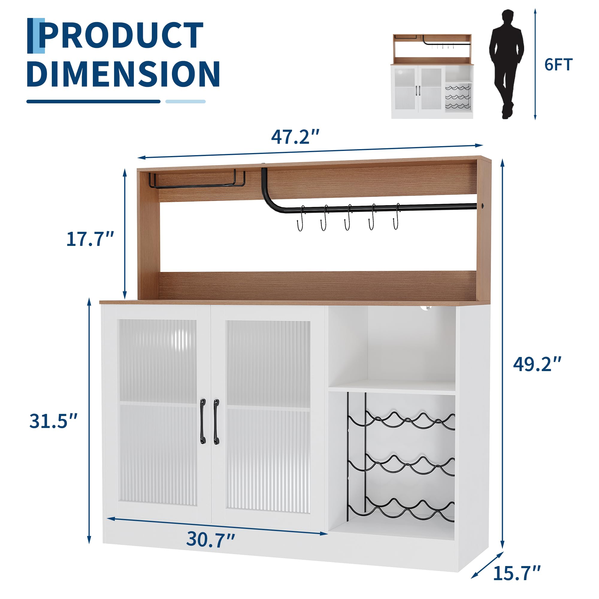 Weinschrank mit LED-Beleuchtun – Home Bar Shelves Bewertung und Preis