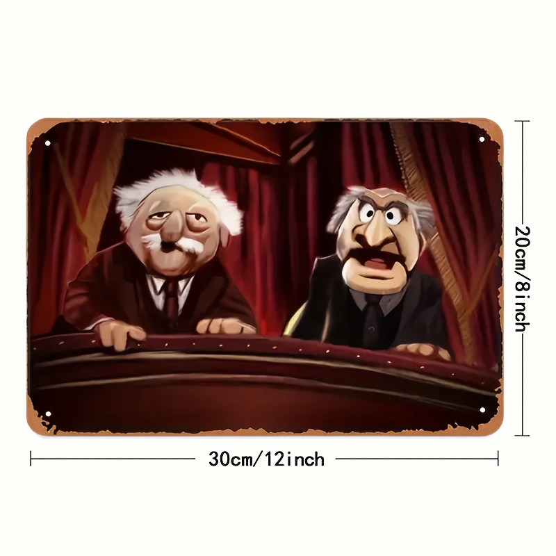 Statler & Waldorf Vintage-Wand – Home Bar Cafe Bewertung und Preis