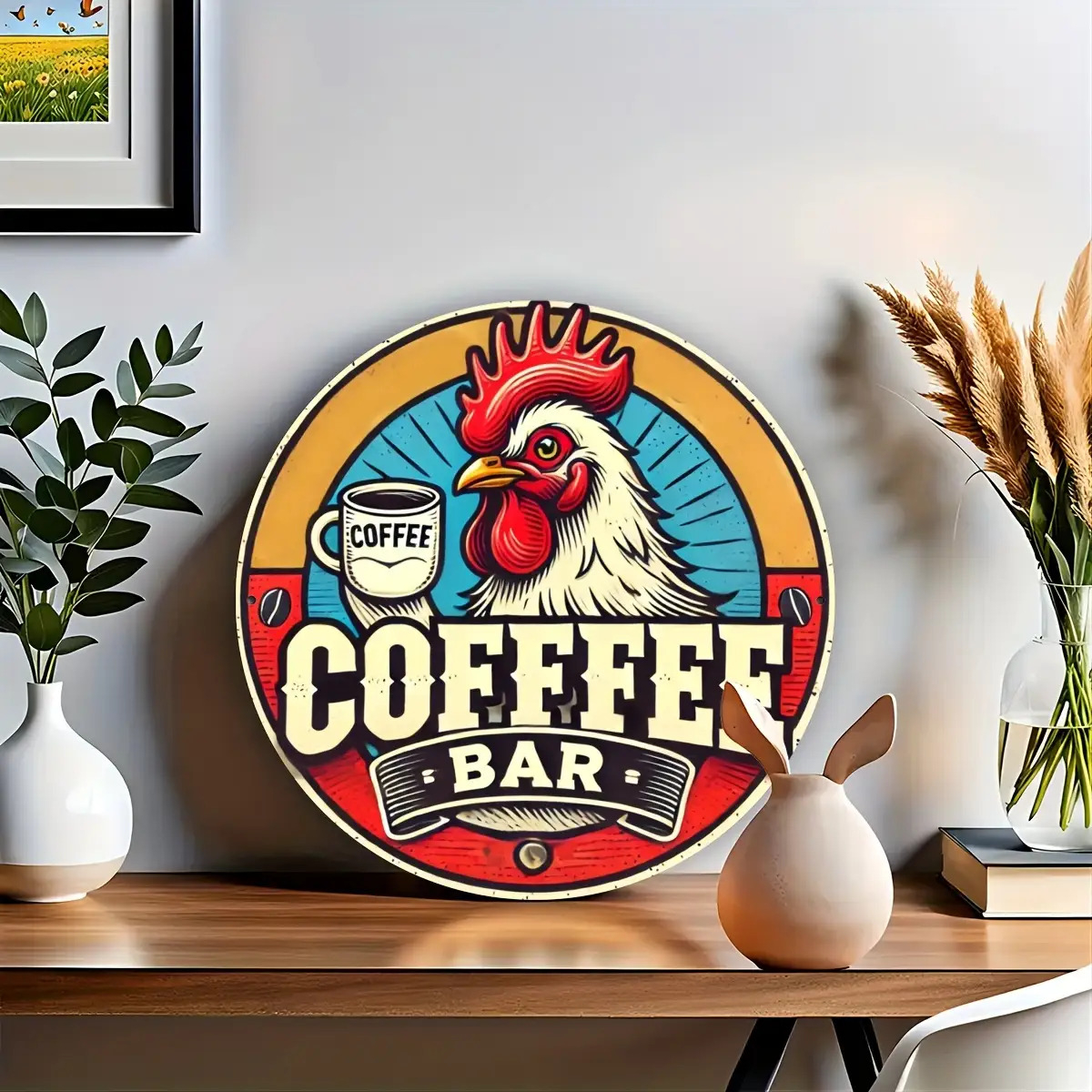 2D Vintage Aluminiumschild |   – Home Bar And Coffee Bewertung und Preis