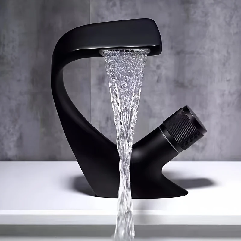 Schwarzer Wasserfall-Waschtisc – Home Bar Sink Bewertung und Preis