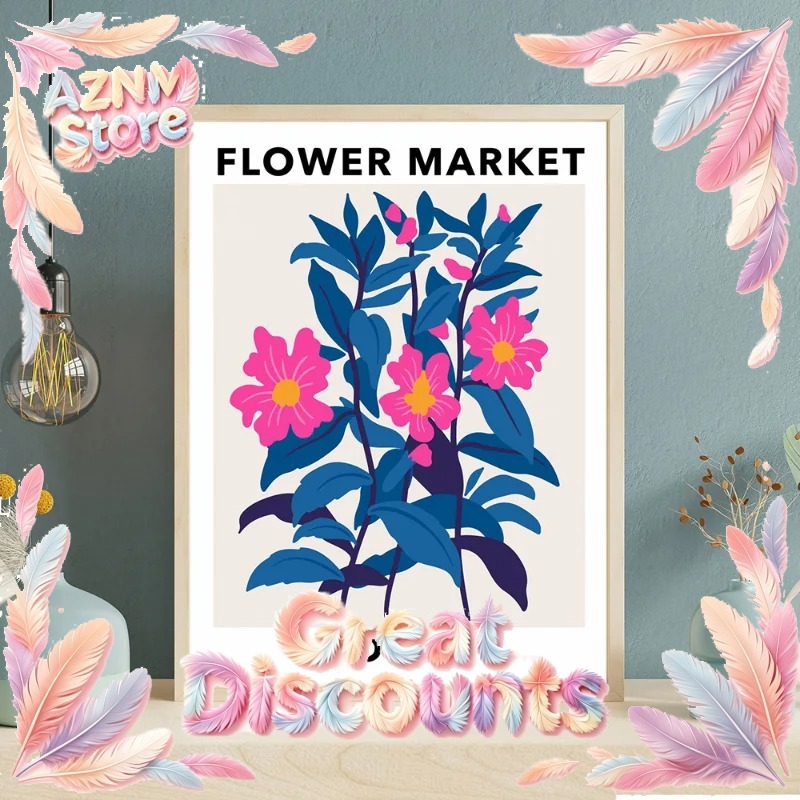 Blumenmarkt-Drucke Poster Barc – Home Barcelona Bewertung und Preis