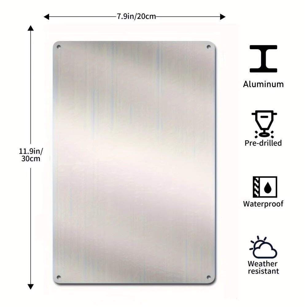 Personalisiertes Aluminium-Met – Home Bar Signs Bewertung und Preis