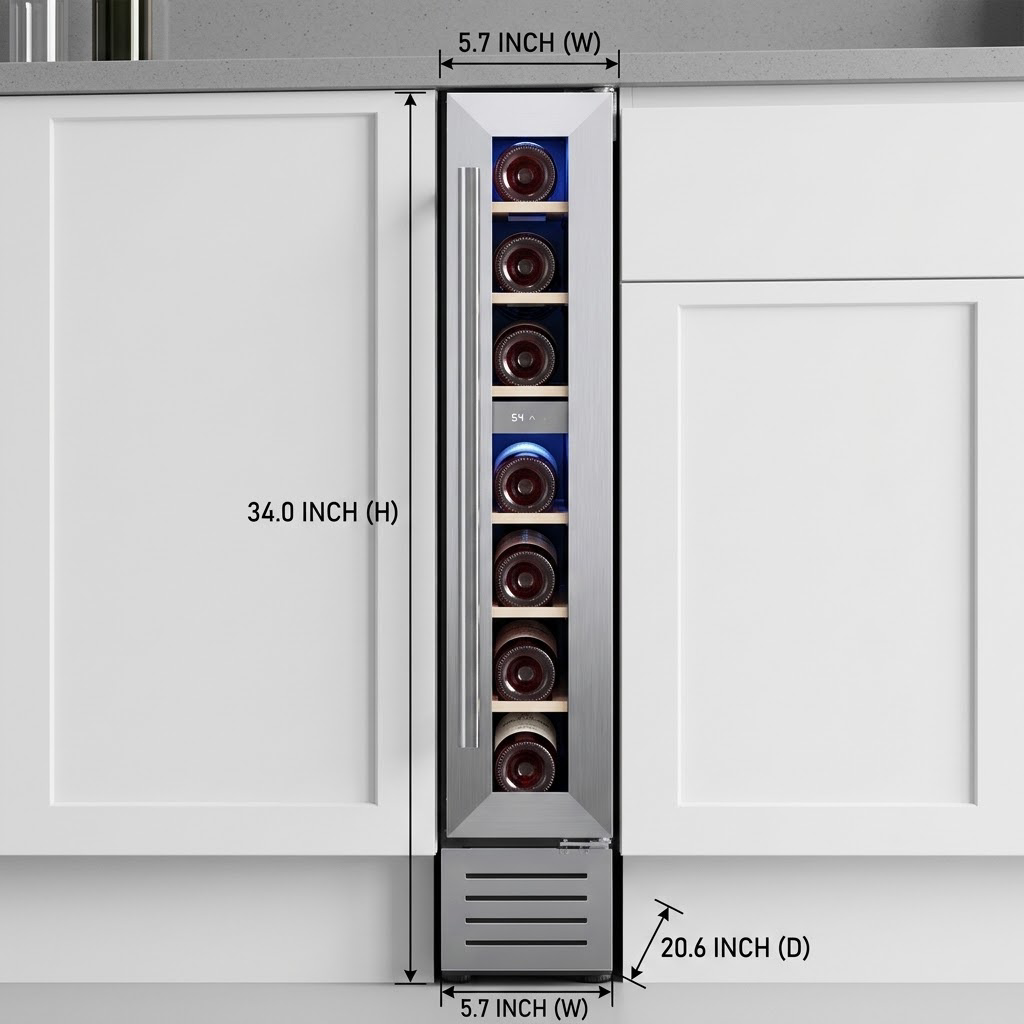 7-Flaschen-Mini-Weinkühlschran – Home Bar And Fridge Bewertung und Preis